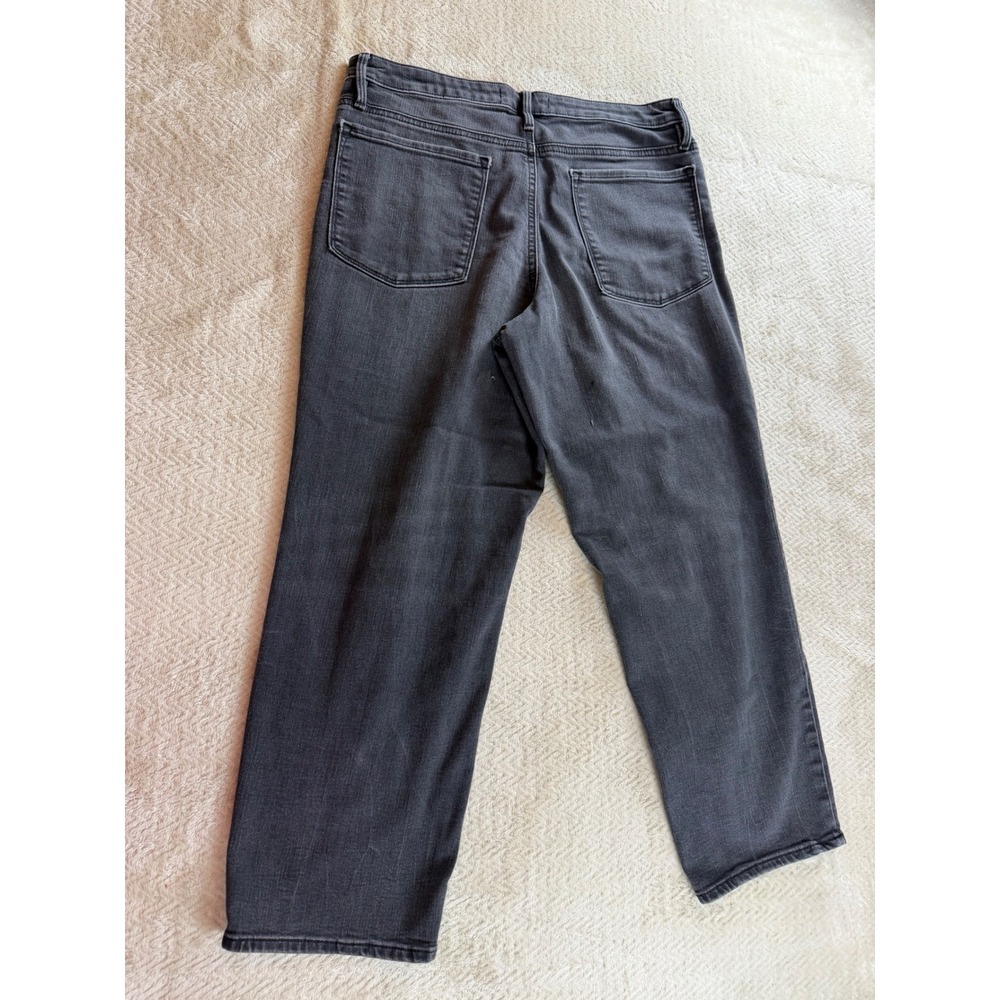 Athleta Sculptek Straight Leg Jeans Washed Black Denim Size 10 RN 54023 - Picture 11 of 16